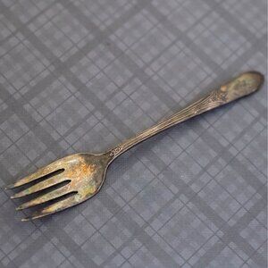 Vintage Gold Tone Royal Stylish Fork by WM Rogers, G45